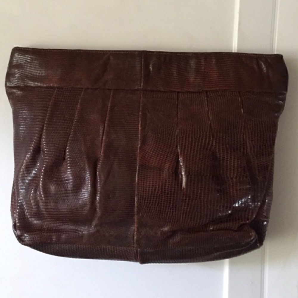 Vintage Lizard Clutch  